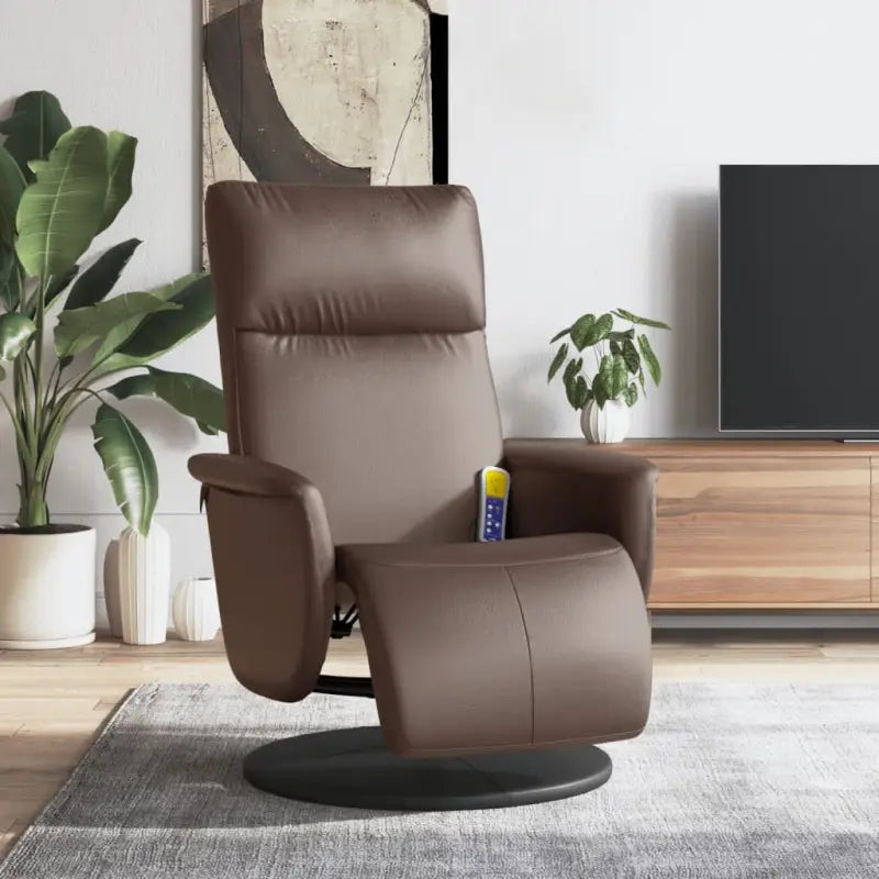 Verstelbare massagestoel voor ultiem comfort en gerichte massage - Bruin / 1 - Fauteuils & Relaxfauteuils