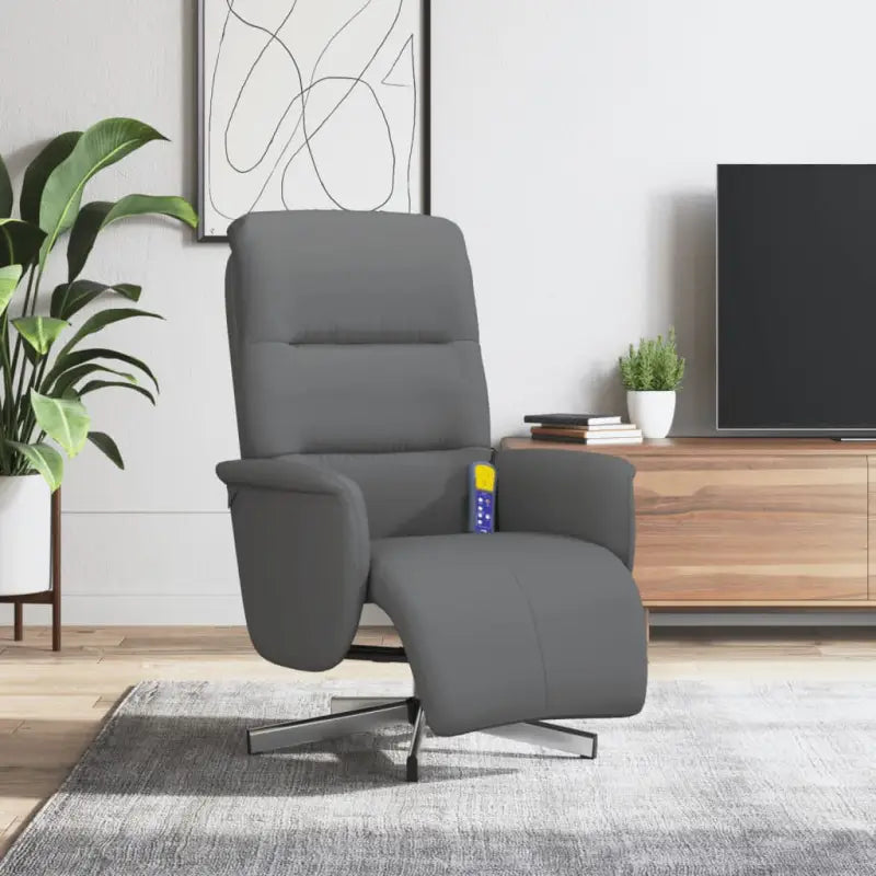Verstelbare massagestoel voor ultiem comfort en gerichte massage - Donkergrijs / 1 - Fauteuils & Relaxfauteuils