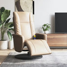 Verstelbare massagestoel voor ultiem comfort en ontspanning - Cappuccino / 1 - Fauteuils & Relaxfauteuils