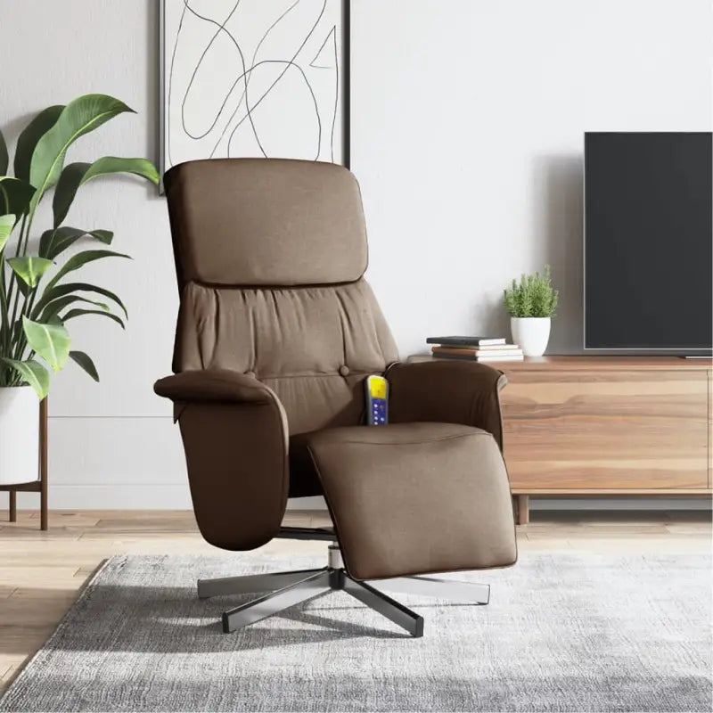 Verstelbare massagestoel voor ultiem comfort en ontspanning - Bruin / 1 - Fauteuils & Relaxfauteuils
