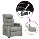 Verstelbare stoel met elektrische motor voor ultiem comfort - Lichtgrijs / 1 - Fauteuils & Relaxfauteuils