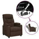 Verstelbare stoel met elektrische motor voor ultiem comfort - Donkerbruin / 1 - Fauteuils & Relaxfauteuils