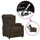 Verstelbare stoel met elektrische motor voor ultiem comfort - Donkerbruin / 1 - Fauteuils & Relaxfauteuils