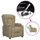 Verstelbare stoel met elektrische motor voor ultiem comfort - Cappuccino / 1 - Fauteuils & Relaxfauteuils