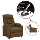 Verstelbare stoel met elektrische motor voor ultiem comfort - Bruin / 1 - Fauteuils & Relaxfauteuils