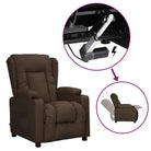 Verstelbare stoel met elektrische motor voor ultiem comfort - Bruin / 1 - Fauteuils & Relaxfauteuils
