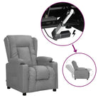 Verstelbare stoel met elektrische motor voor ultiem comfort - Grijs / 1 - Fauteuils & Relaxfauteuils