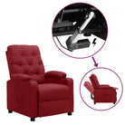 Verstelbare stoel met elektrische motor voor ultiem comfort - Wijnrood / 1 - Fauteuils & Relaxfauteuils