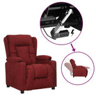 Verstelbare stoel met elektrische motor voor ultiem comfort - Wijnrood / 1 - Fauteuils & Relaxfauteuils