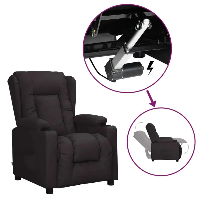 Verstelbare stoel met elektrische motor voor ultiem comfort - Zwart / 1 - Fauteuils & Relaxfauteuils