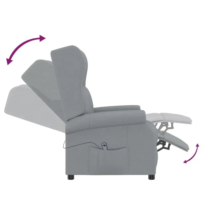 Verstelbare stoel met verstelbare rugleuning en voetensteun voor ultiem comfort - Fauteuils & Relaxfauteuils