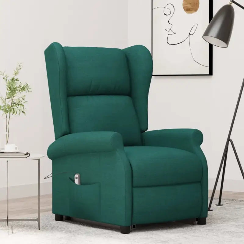 Verstelbare stoel met verstelbare rugleuning en voetensteun voor ultiem comfort - Donkergroen / 1 - Fauteuils &