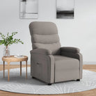 Verstelbare stoel voor comfortabel ontspannen en relaxen - Taupe / 1 - Fauteuils & Relaxfauteuils