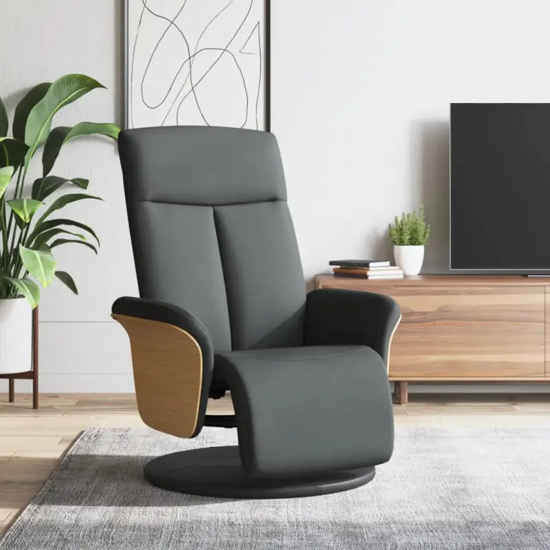 Verstelbare stoel voor comfortabel ontspannen na een drukke dag - Donkergrijs / 1 - Fauteuils & Relaxfauteuils