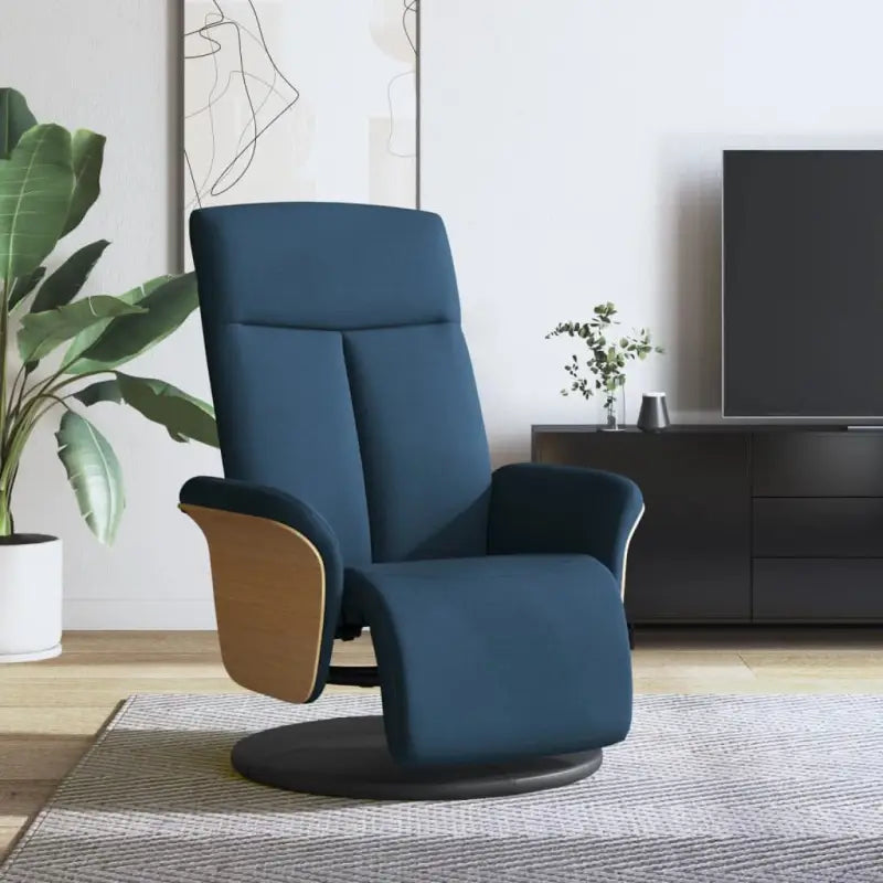 Verstelbare stoel voor comfortabel ontspannen na een drukke dag - Blauw / 1 - Fauteuils & Relaxfauteuils