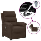 Verstelbare stoel voor comfortabel relaxen en een rustige nachtrust - Donkerbruin / 1 - Fauteuils & Relaxfauteuils