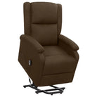 Verstelbare stoel voor comfortabel relaxen en verstelbare rugleuning - Donkerbruin / 1 - Fauteuils & Relaxfauteuils