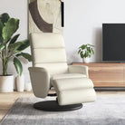 Verstelbare stoel voor ontspannen na een drukke dag - Crème / 1 - Fauteuils & Relaxfauteuils