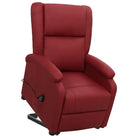 Verstelbare stoel voor ultiem comfort en ontspanning - Wijnrood / 1 - Fauteuils & Relaxfauteuils