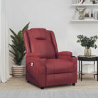 Verstelbare stoel voor ultiem comfort en ontspanning - Wijnrood / 1 - Fauteuils & Relaxfauteuils