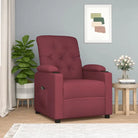 Verstelbare stoel voor ultiem comfort en relax in huis - Wijnrood / 1 - Fauteuils & Relaxfauteuils