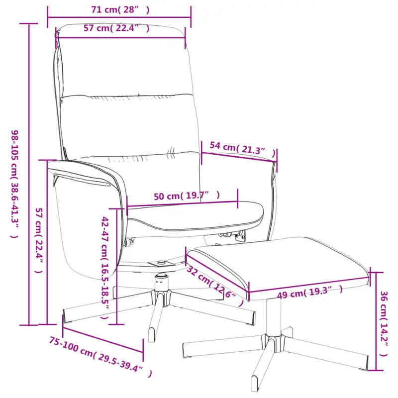 Verstelbare stoel voor ultiem comfort na een drukke dag - Fauteuils & Relaxfauteuils
