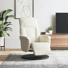 Verstelbare stoel voor ultiem ontspanning en comfort - Crème / 1 - Fauteuils & Relaxfauteuils