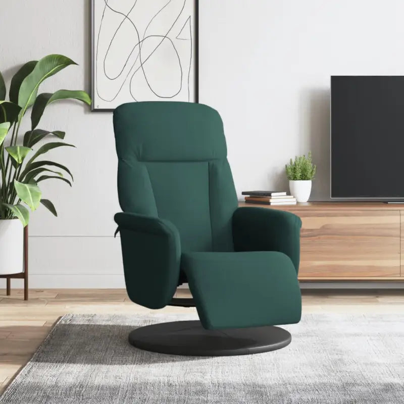 Verstelbare stoel voor ultiem ontspanning en comfort - Donkergroen / 1 - Fauteuils & Relaxfauteuils