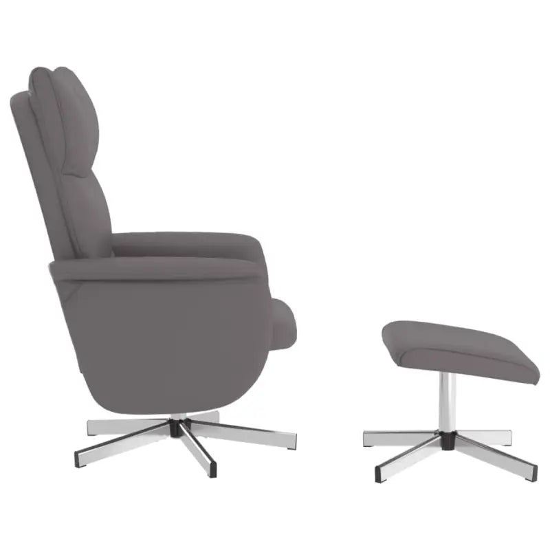 Verstelbare stoel voor ultiem ontspanning en comfort - Grijs / 1 - Fauteuils & Relaxfauteuils