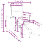 Verstelbare stoel voor ultiem ontspanning en comfort - Grijs / 1 - Fauteuils & Relaxfauteuils