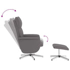 Verstelbare stoel voor ultiem ontspanning en comfort - Grijs / 1 - Fauteuils & Relaxfauteuils