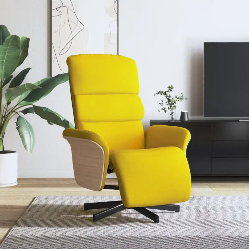 Verstelbare stoel voor ultiem ontspanning en comfort - Lichtgeel / 1 - Fauteuils & Relaxfauteuils