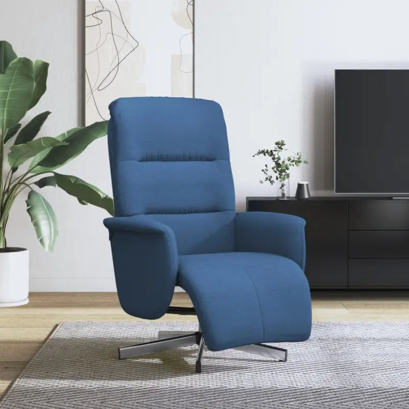 Verstelbare stoel voor ultiem ontspanning en comfort na een drukke dag - Blauw / 1 - Fauteuils & Relaxfauteuils
