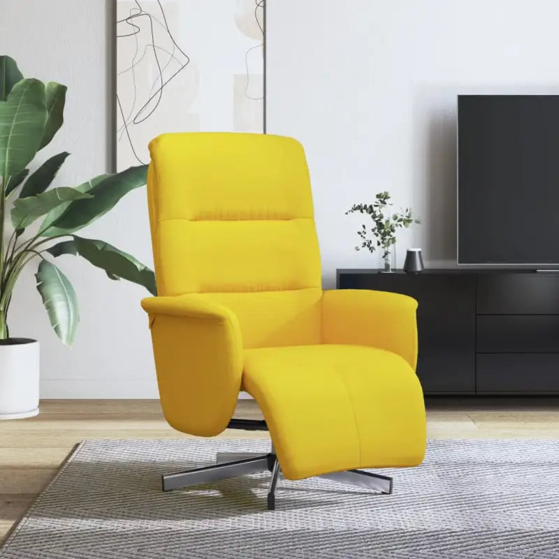 Verstelbare stoel voor ultiem ontspanning en comfort na een drukke dag - Lichtgeel / 1 - Fauteuils & Relaxfauteuils