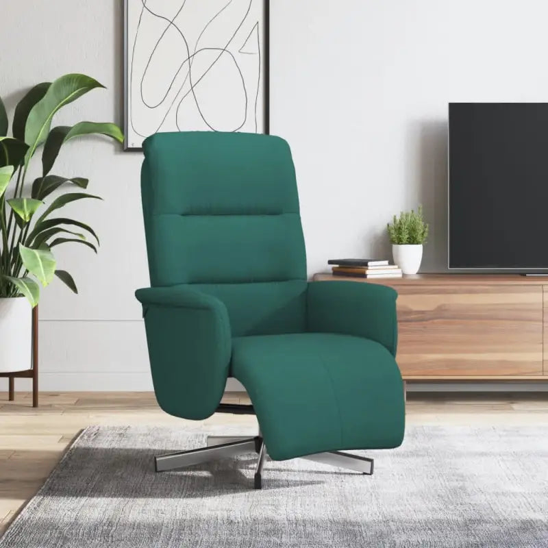 Verstelbare stoel voor ultiem ontspanning en comfort na een drukke dag - Donkergroen / 1 - Fauteuils & Relaxfauteuils