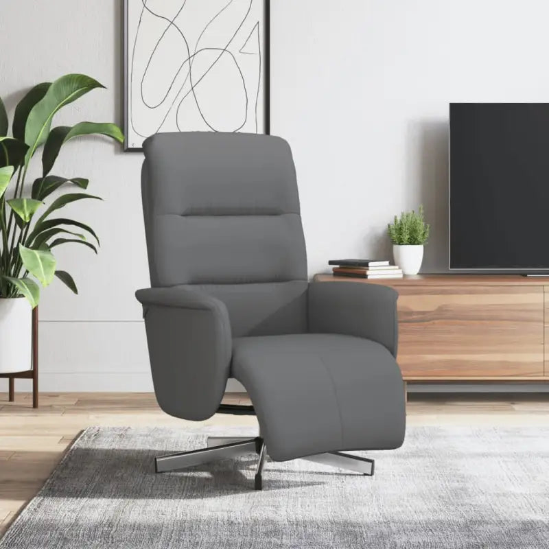 Verstelbare stoel voor ultiem ontspanning en comfort na een drukke dag - Donkergrijs / 1 - Fauteuils & Relaxfauteuils