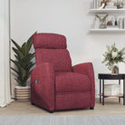 Verstelbare stoel voor ultiem zitcomfort en ontspanning - Wijnrood / 1 - Fauteuils & Relaxfauteuils