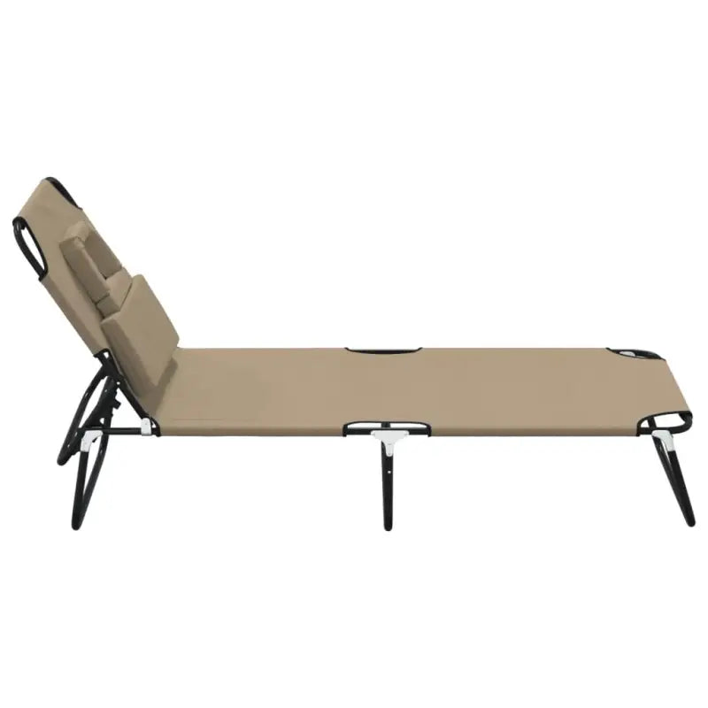 Verstelbare strandstoel met oxford stof en gepoedercoat staal - Ligstoelen