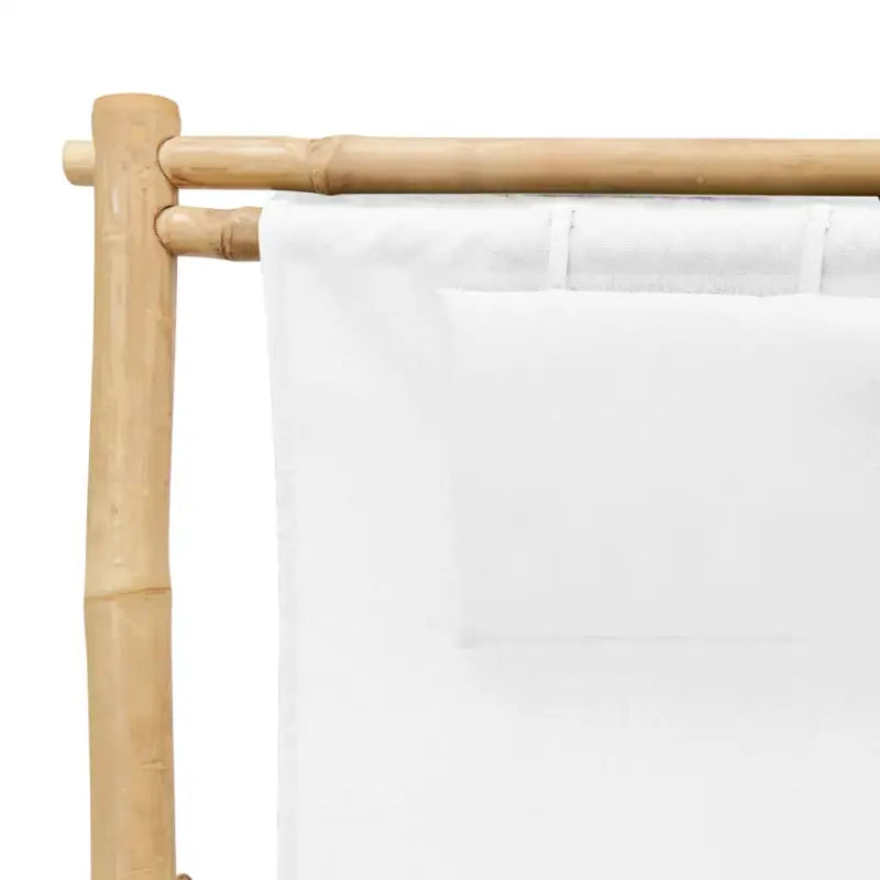 Verstelbare tuinstoel met bamboe en armleuningen voor terrasplezier - Tuinstoelen