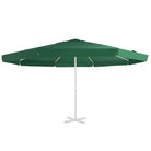 Vervangend parasoldoek van polyester voor UV en waterbestendigheid - Groen / Φ 515 cm / 1 - Parasol- & zonweringdoeken