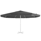 Vervangend parasoldoek van polyester voor UV en waterbestendigheid - Antraciet / Φ 515 cm / 1 - Parasol- &