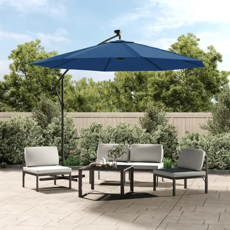 Vervangend parasoldoek voor schaduw en UV-bescherming - Azuurblauw / 300 cm / 1 - Parasol- & zonweringdoeken