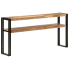 vidaXL Wandtafel 150x30x75 cm massief acaciahout - 1 / 150 cm / Massief acaciahout - Bijzettafels