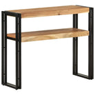 vidaXL Wandtafel 150x30x75 cm massief acaciahout - 1 / 90 cm / Massief acaciahout - Bijzettafels