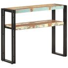 vidaXL Wandtafel 150x30x75 cm massief acaciahout - 1 / 90 cm / massief gerecycled hout - Bijzettafels