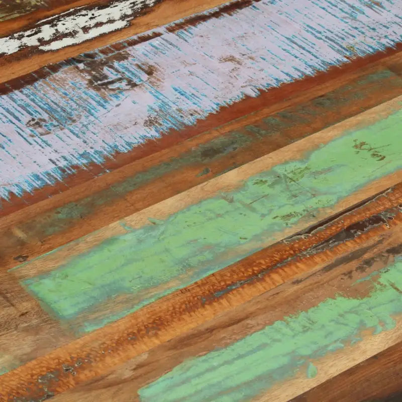 Vierkante salontafel van massief gerecycled hout voor landelijke stijl - Salontafels