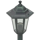 Vijfdelige tuinlampenset met PVC lampenkap en duurzame levering bevat - Buitenverlichting