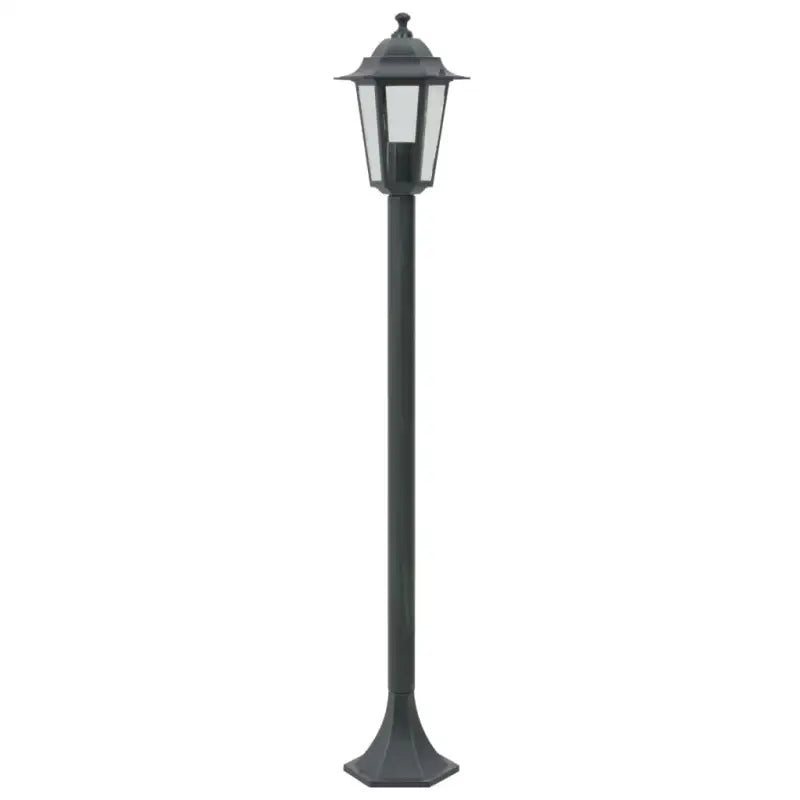 Vijfdelige tuinlampenset met PVC lampenkap en duurzame levering bevat - Buitenverlichting