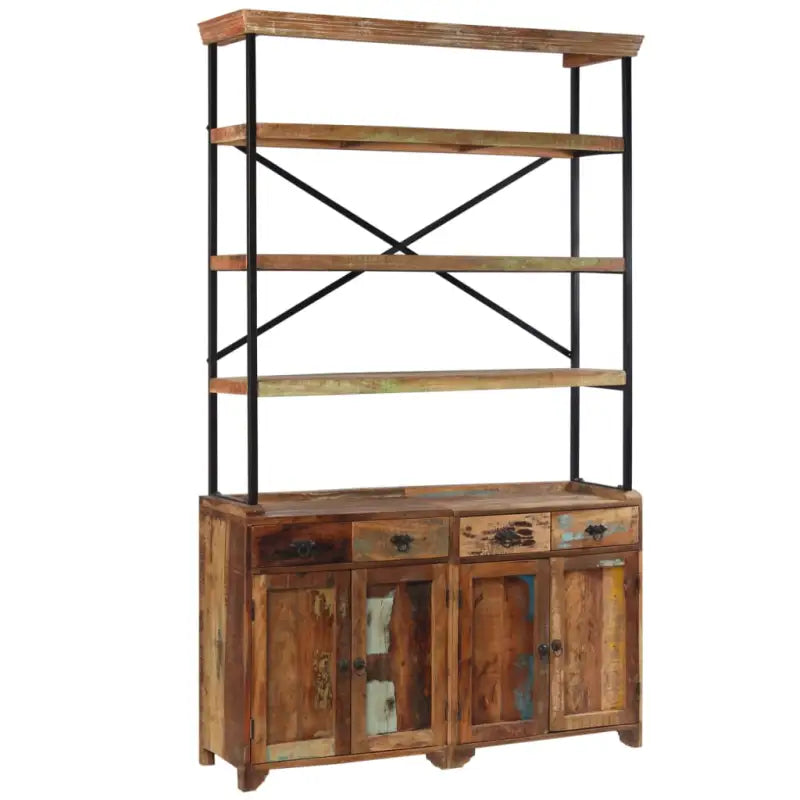 Vintage dressoir van gerecycled hout met verschillende houtsoorten - Dressoirs & buffetkasten