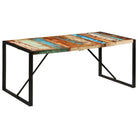 Vintage eettafel van massief gerecycled hout voor een opvallende woonruimte - Eettafels